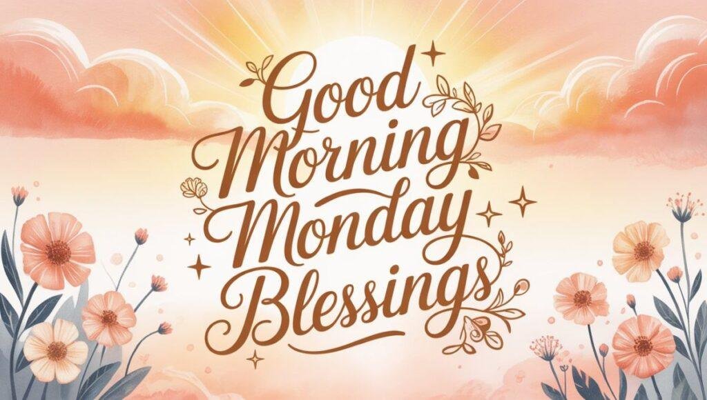 Good Morning Monday Blessings