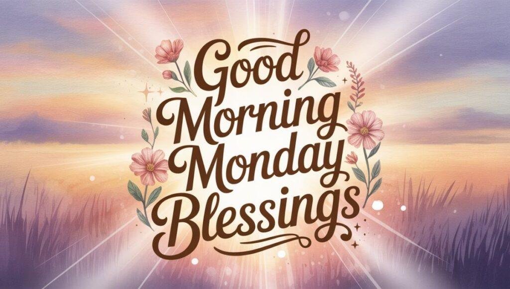 Good Morning Monday Blessings