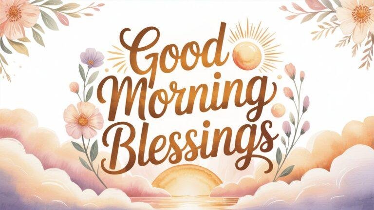 Uplifting Good Morning Blessings : Start Your Day Right 2026